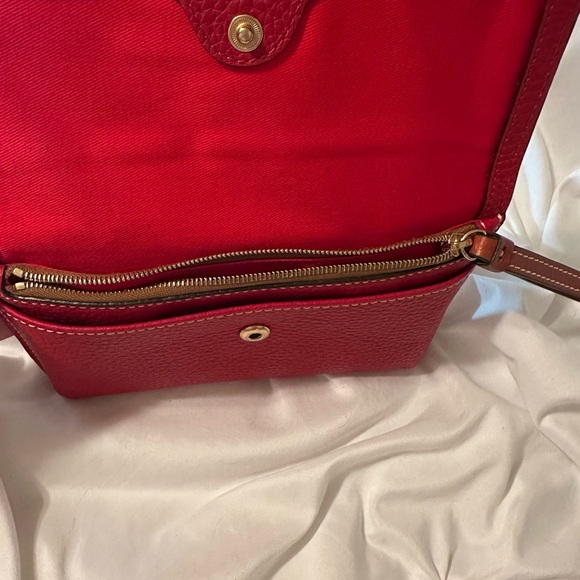 Dooney & Bourke Red Leather Wristlet - Picture 6 of 6